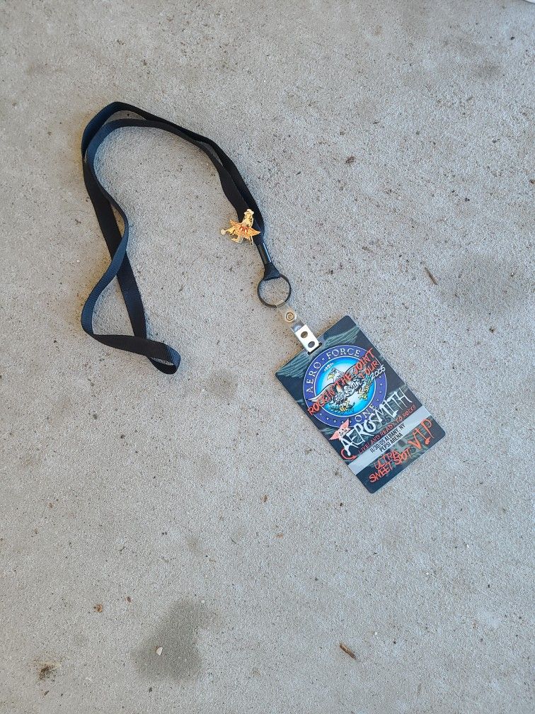 2005 Aerosmith Backstage Pass