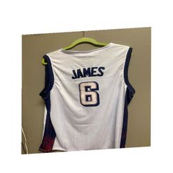 head personal LeBron James USA Jersey Genuine Athletic Gear