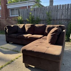 Brown Sectional Couch