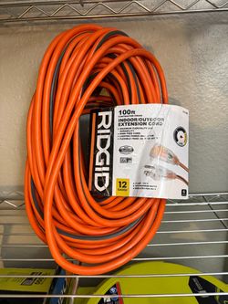 RIDGID 100 ft. 12/3 Extension Cord