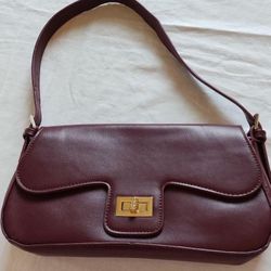 Vintage Cherry Red Shoulder Bag 