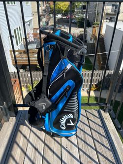 Callaway Capital Stand Bag Black/Blue/White 5 way Golf Bag