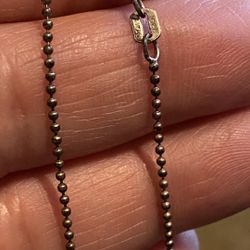 Marked Silver Chain 18” Inches Buyer To Verify 