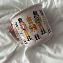 Pink Nutcracker Christmas Mug