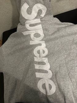 Supreme Grey Pullover Hoodie