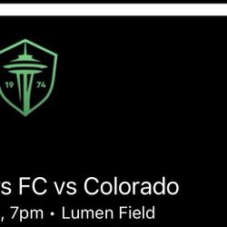 Seattle Sounders vs Colorado Rapids (7/16/25)-Price Per Seat