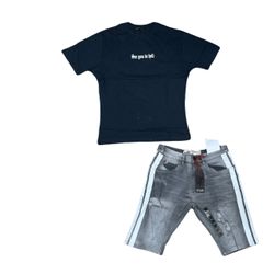 Mens jeans shorts outfit