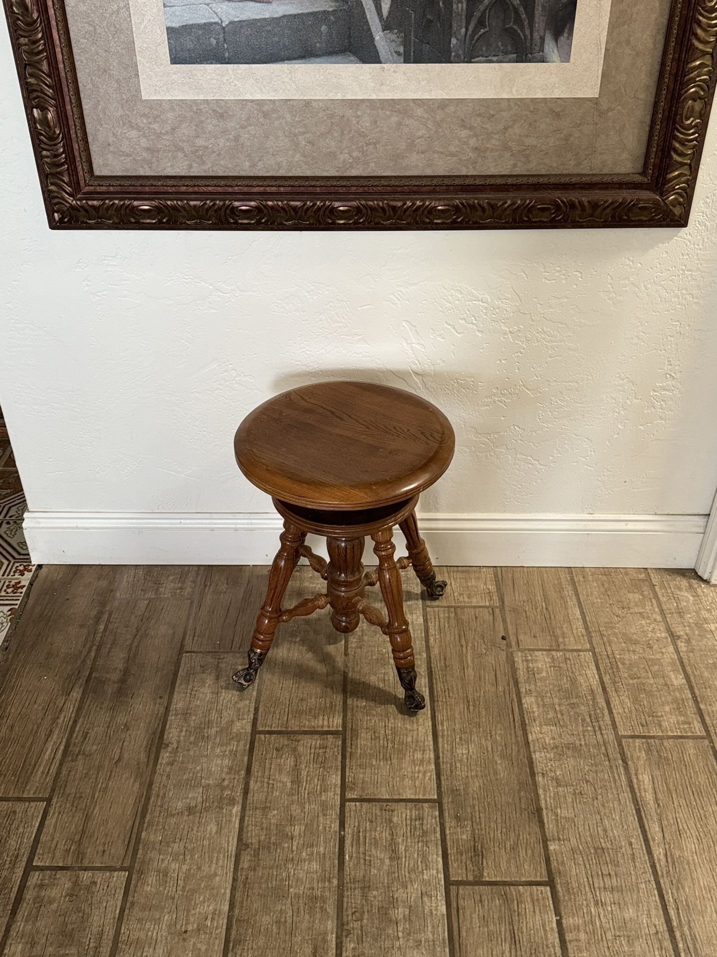 Adjustable Wood Stool