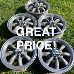 Vintage Racing, 2pcs Empi , Rare Hard To Find, 4x114.3, CHECK OUT MY OTHER POST 4 DETAILS, Located In LaHabra Ca