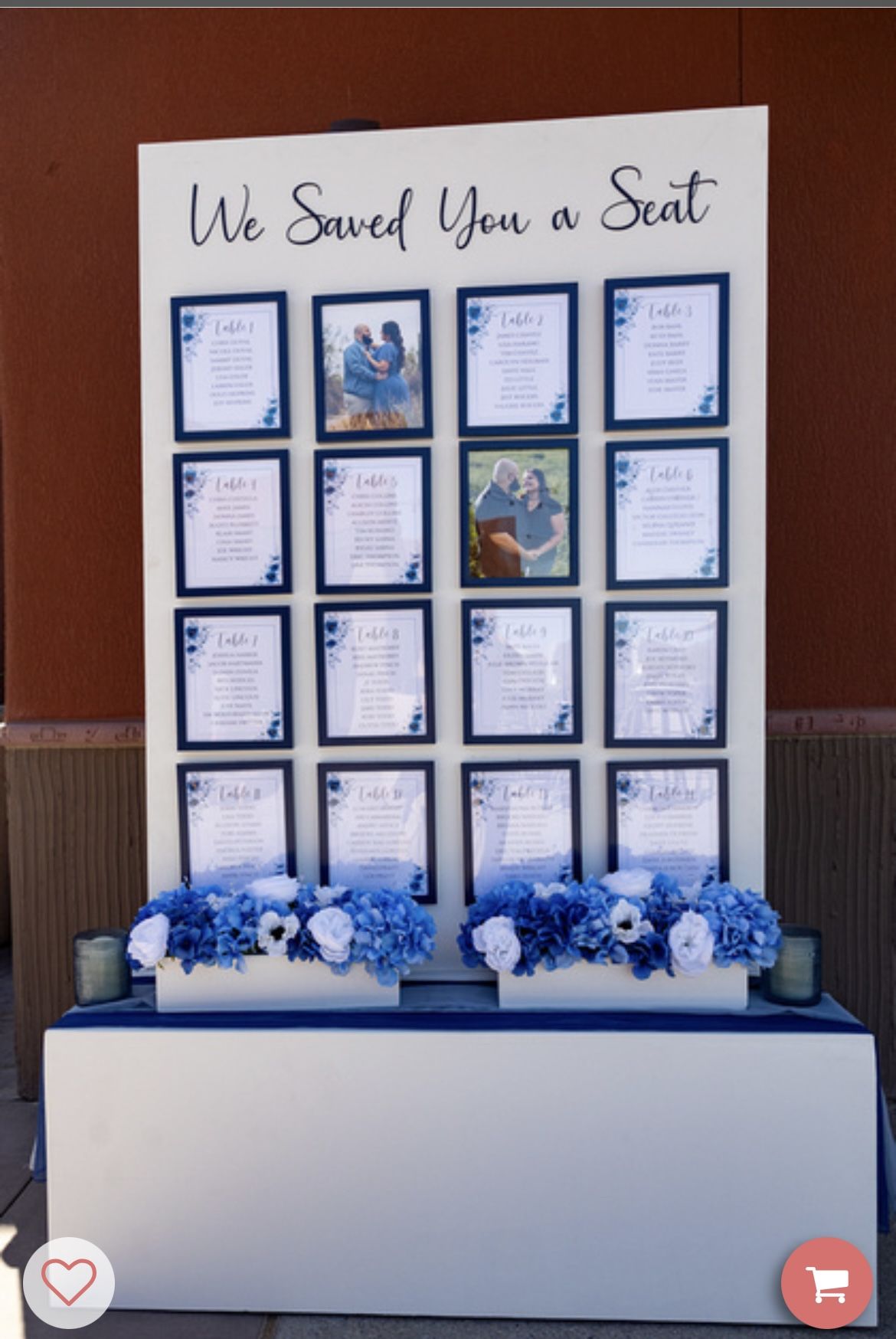 Seating Chart Wall For Weddings