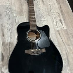 Takamine guitar (GD30CE-12 BLK)