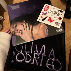 Olivia Rodrigo Guts Vinyl And Candle Hoodie Boxset