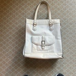 Coach Tote-Cream