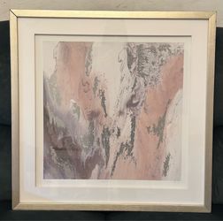 Blakely Bering "Blush 2" Framed Abstract Art Print – Signed & Numbered