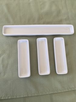Pampered Chef Simple Additions Ceramic Dish Set