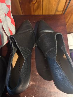 Lucky Brand Black Ankle Boots