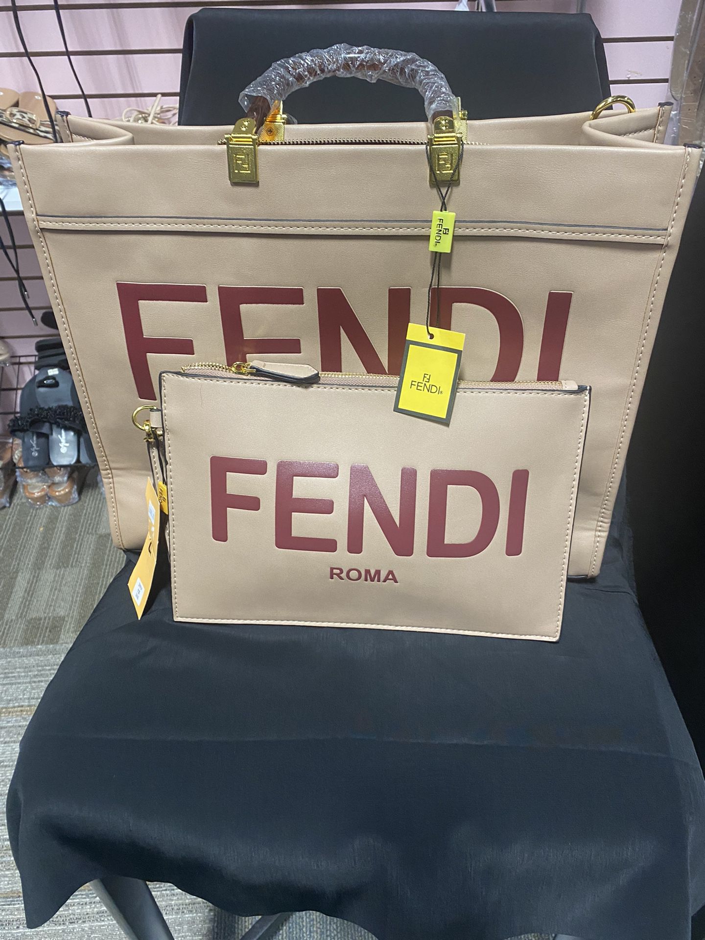 Fendi Large Bag With Pounch Purse 