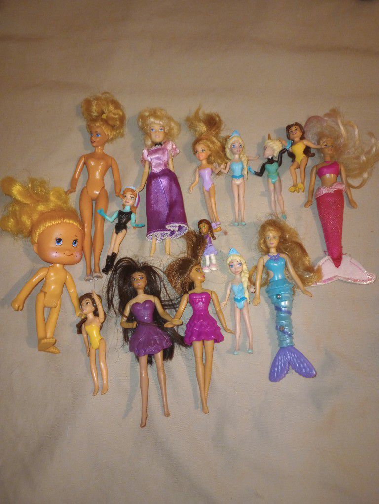 Little Bitty Dolls • 1" - 7" • All For $2.00