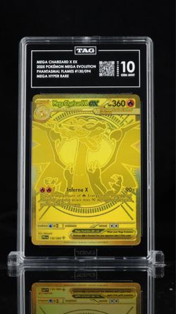 Mega Charizard X EX Pokémon Card TAG Graded 10