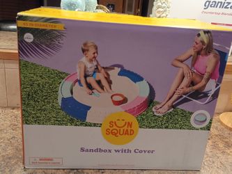45" Sandbox with Cover-NEW-info 👇