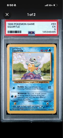 pokemon 1999 base set Squirtle