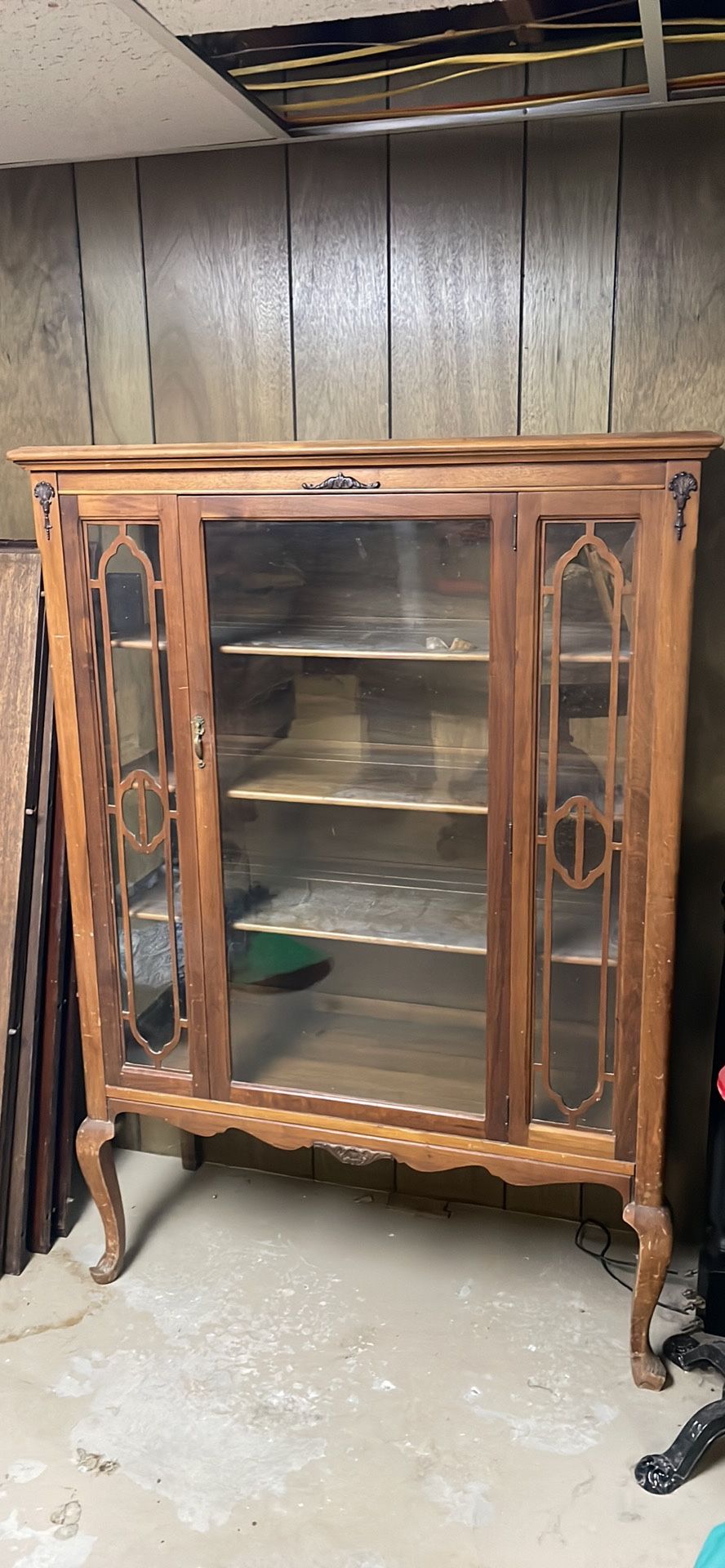 Vintage / Antique Glass Hutch