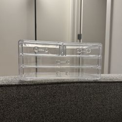 Make Up Organizer With 3-tier Drawers Acrylic Clear