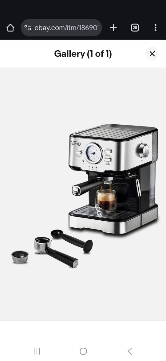 Gevi Coffee Maker & Espresso Machine - GECME403-U