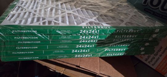Filterbuy 24x24x1 Air Filter (pack of 6)