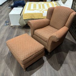 Matching Armchair & Ottoman/Footrest