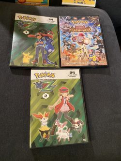3 Pokemon DVD’s 