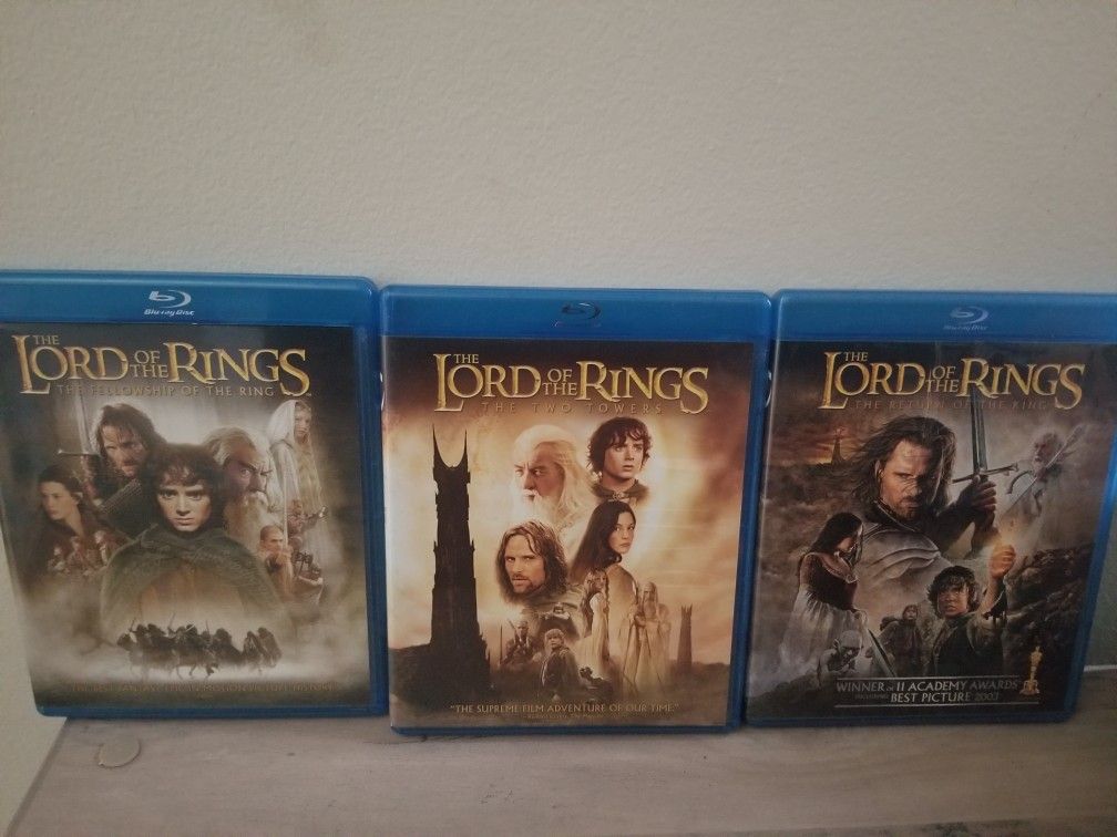 Lord of the Rings/Game of Thrones DVD sets