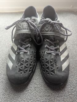 Adidas Black and Gray Powerlift 3.1 Mens Weightlifting Shoes