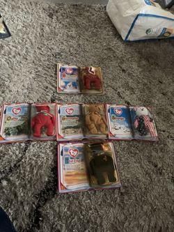 Beanie Babies Collection Britannia,maple,Erin,glory.