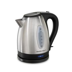 Hamilton Beach Electric Tea Kettle, Water Boiler & Heater, 1.7 Liter, Cordless Serving, 1500 Watts For Fast Boiling, Auto-Shutoff And Boil-Dry Protect