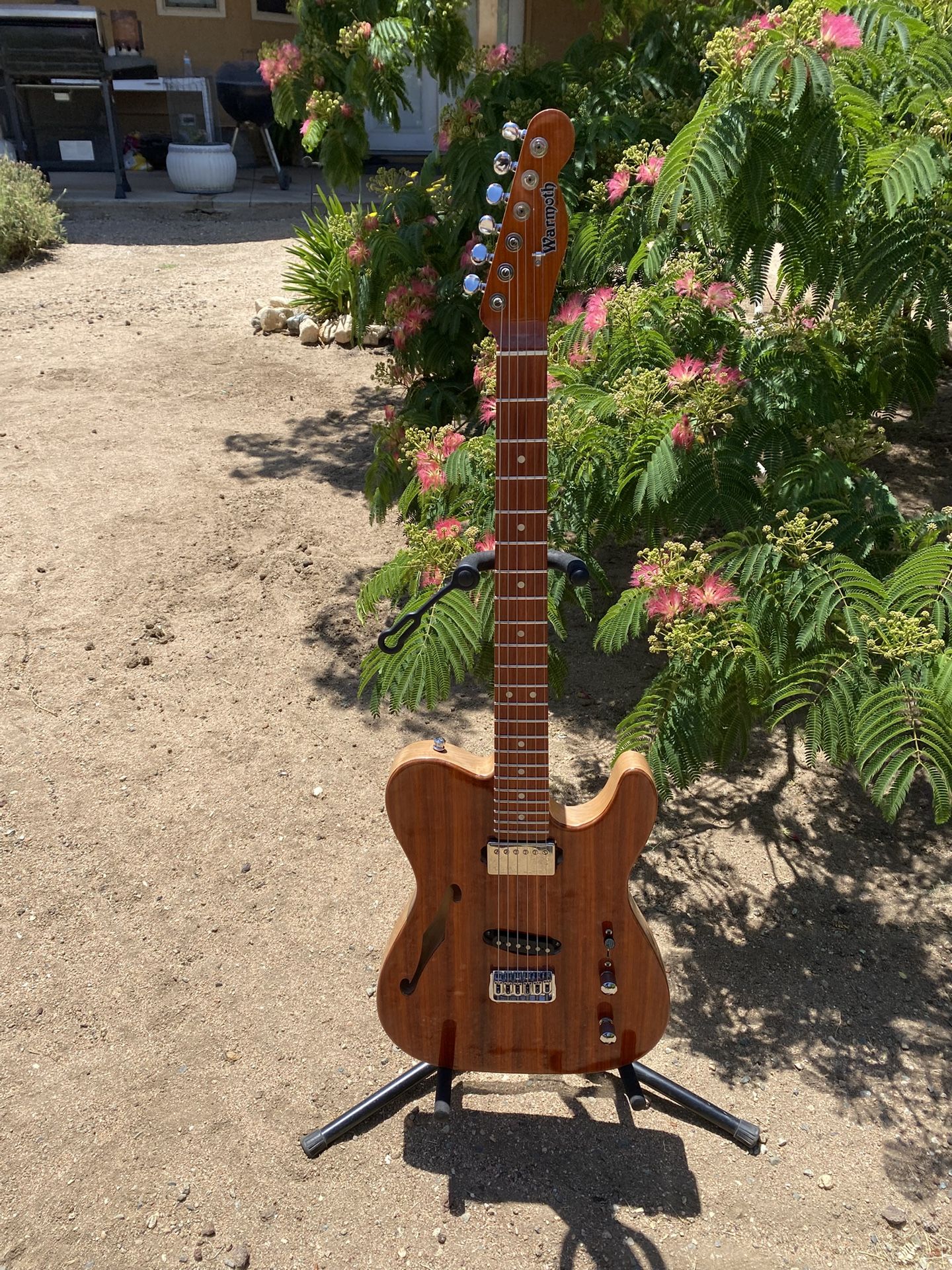Warmoth padouk Wood Chambered Tele