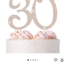 30 Cake Topper New!