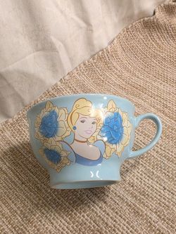 Disney Store Cinderella Jumbo Cup — Butterflies & Florals