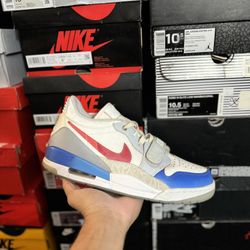 Jordan Legacy 312 Low White Game Royal University Red size 10.5 VNDS