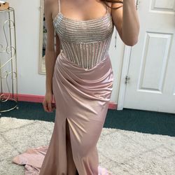 Prom dress color Rose gold/Pink