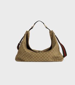Gucci GG Canvas Large Hobo Bag