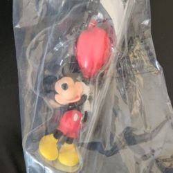 Mickey Mouse Balloon Straw & Clip