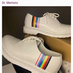 Doc Martin Platform Rainbow New