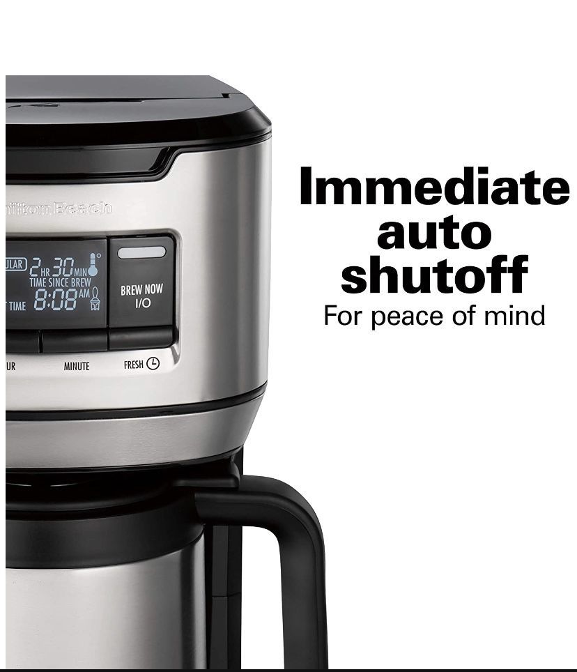 Hamilton Beach Programmable Front Fill Coffee Maker with Thermal
