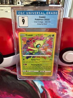 Pokémon Celebi 009/185 CGC 9 - Vivid Voltage Amazing Rare