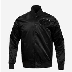 49ers Satin Bomber Jacket