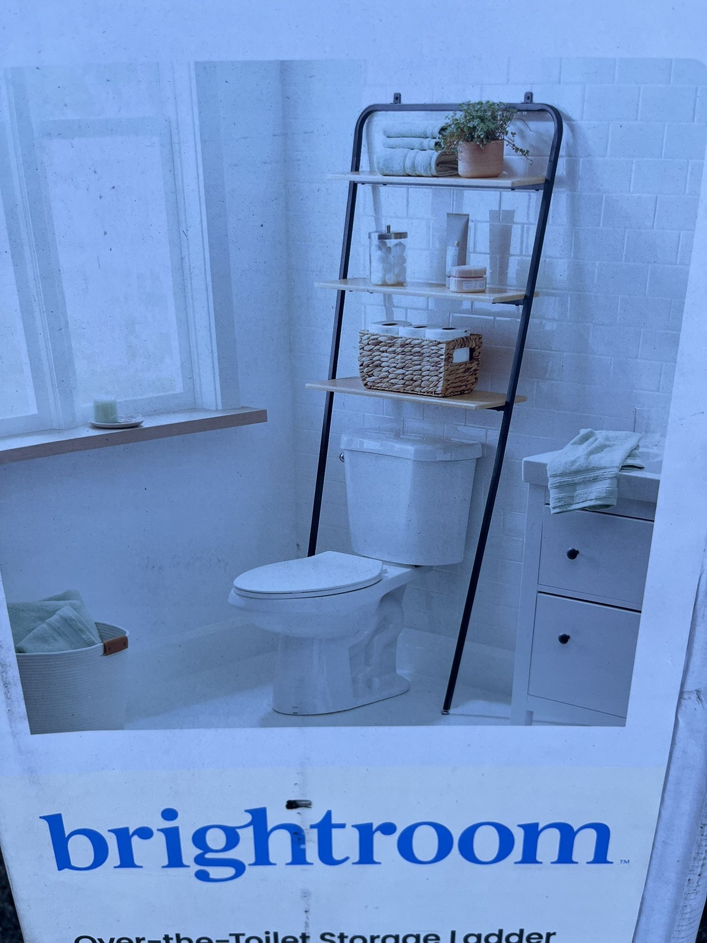 Over The Toilet Storage Ladder From