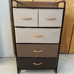 Costway 5-Drawer Dresser Storage