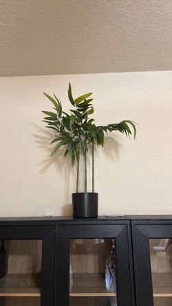 Smaller faux tree plant