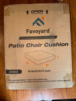 Favoyard patio chair cushions